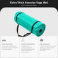 BalanceFrom Fitness GoCloud 1" Extra Thick Exercise Mat w/Carrying Strap, Green