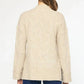 Entro - Cable Knit Pocket Sweater