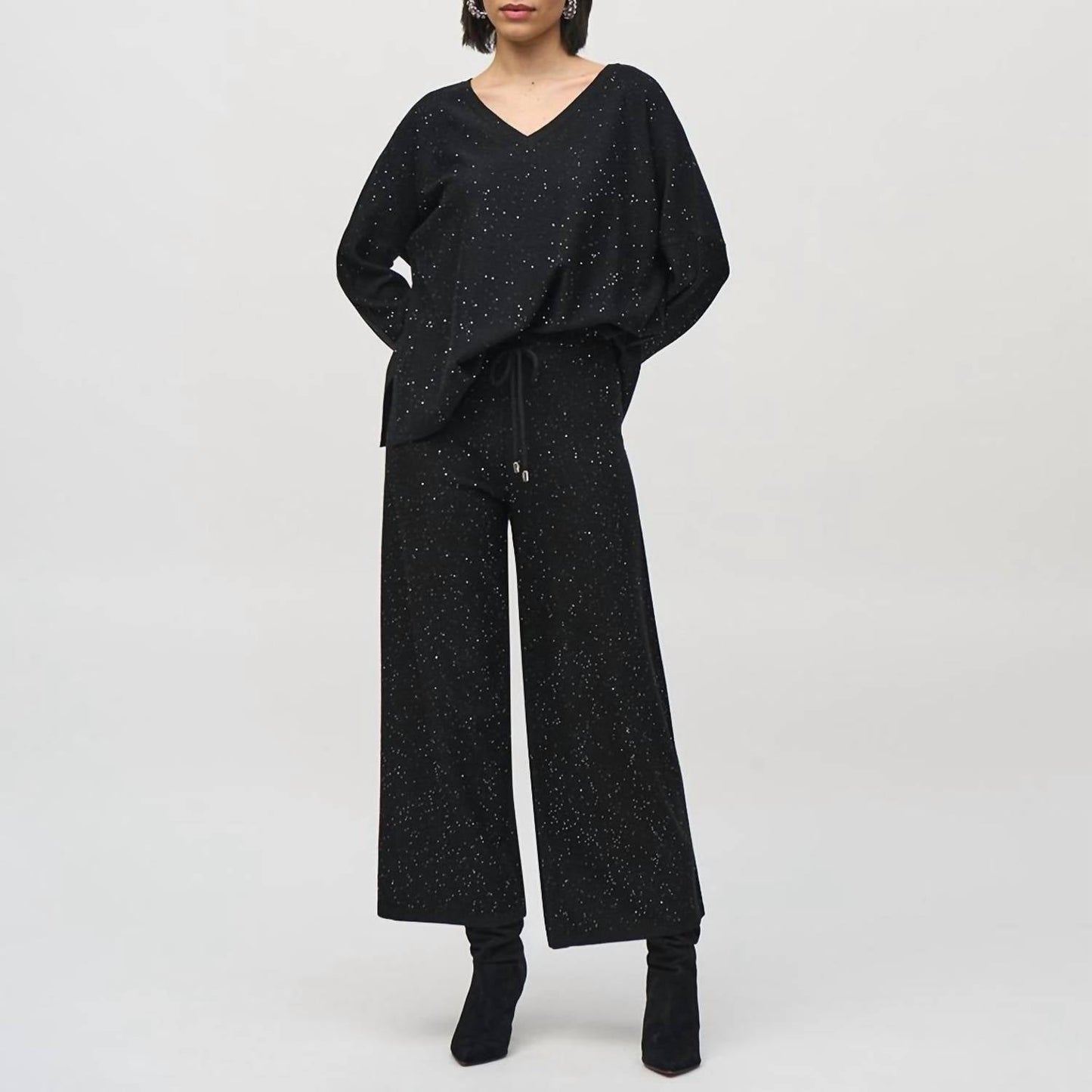 Joseph Ribkoff - Sparkle Wide Leg Trousers