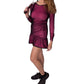 Love Love Tennis - Long Sleeve Vee Monroe Dress