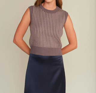 Deluc - Bruce Stripe Sweater Vest