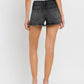 Lovervet - High Rise Raw Hem Denim Shorts