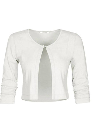 Dolcezza - Basic Essential Front Tie Cardigan