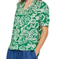 Current Air - Abstract Printed V-neck Blouse