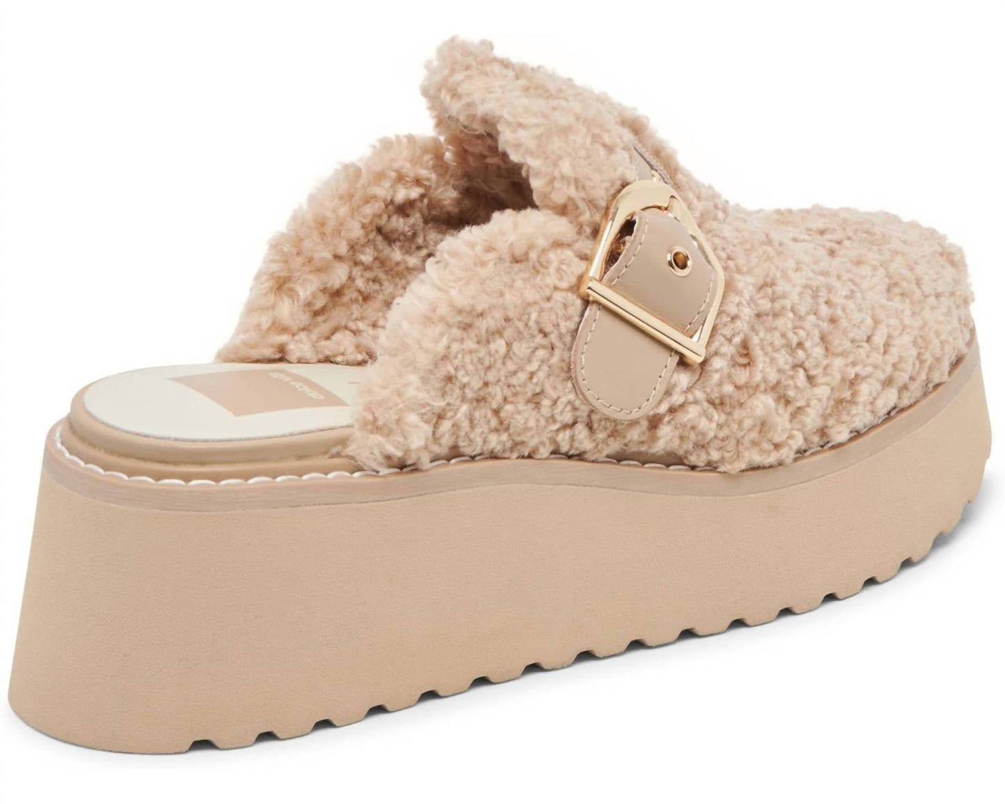 Dolce Vita - Women's Lelani Plush Platform Slip On Sandal