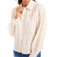 Karen Kane - Long Sleeve Embroidered Blouse