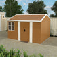 Heavy Duty Metal Storage Shed With Windows And Lockable Door