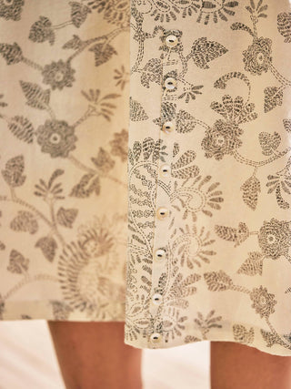 April Cornell - Dancing Peacock Porch Midi Dress