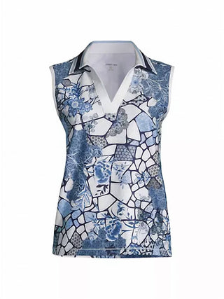 Johnny Was - Women's Bee Active Basic Polo Tank