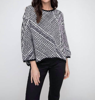 Habitat - Striped Fringe Swing Pullover Top