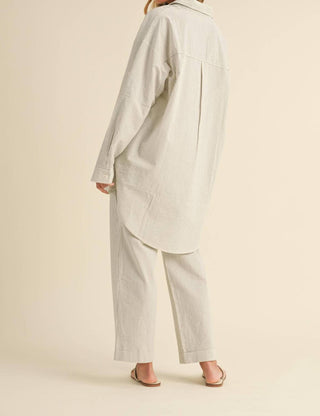 Klesis - Ali Long Oversized Shirt & Pants Set