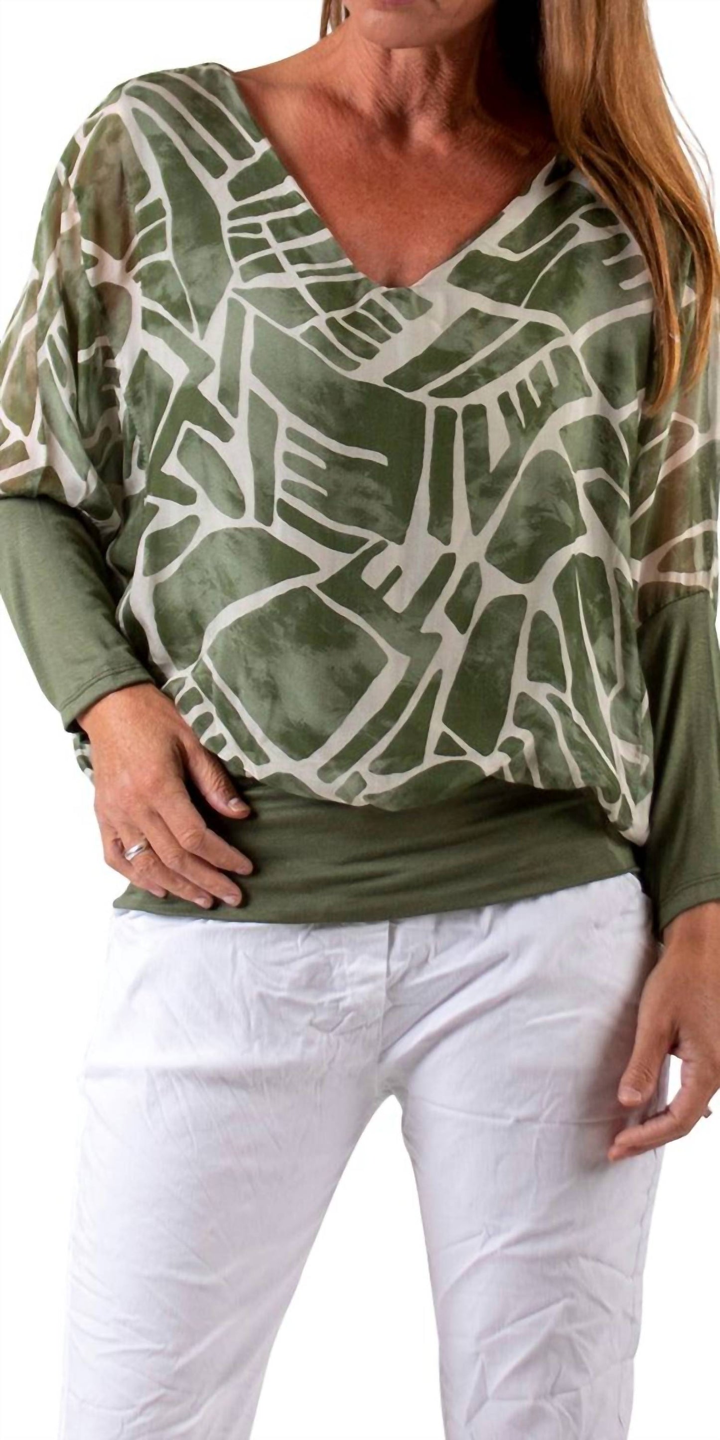 Gigi Moda - Cavoli Astratta Blouse