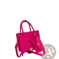 Felt Handbag Set with Matching Wallet and Strap