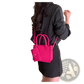 Felt Handbag Set with Matching Wallet and Strap