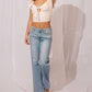 Lulus - Sienna Tie Front Top