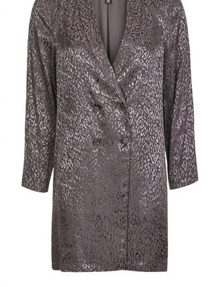 Topshop - Leopard Print Jacquard Soft Blazer