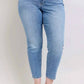 Judy Blue - Mid Rise Vintage Wash Slim Jeans