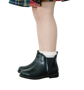 L'Amour - Girl's Nicola Scalloped Chelsea Boot
