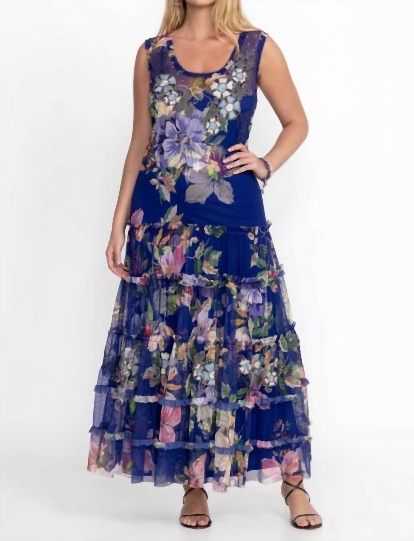 Johnny Was - MAZZY MULTI RUFFLE DRESS
