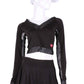 Love Love Tennis - Women's Vee Mesh Crop Top