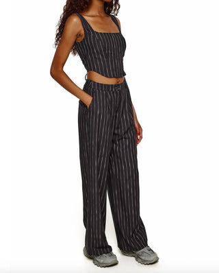 Another Girl - Pinstripe Wide Leg Trouser
