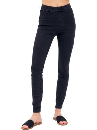 Judy Blue - Pull-On Shield Pockets Skinny Jeans