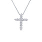 Diana M Jewels - 14kt .50cts Lab Grown Diamond Cross Necklace