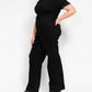 Judy Blue - High Waist Tummy Control Jumpsuit Straight Leg Jeans - Plus