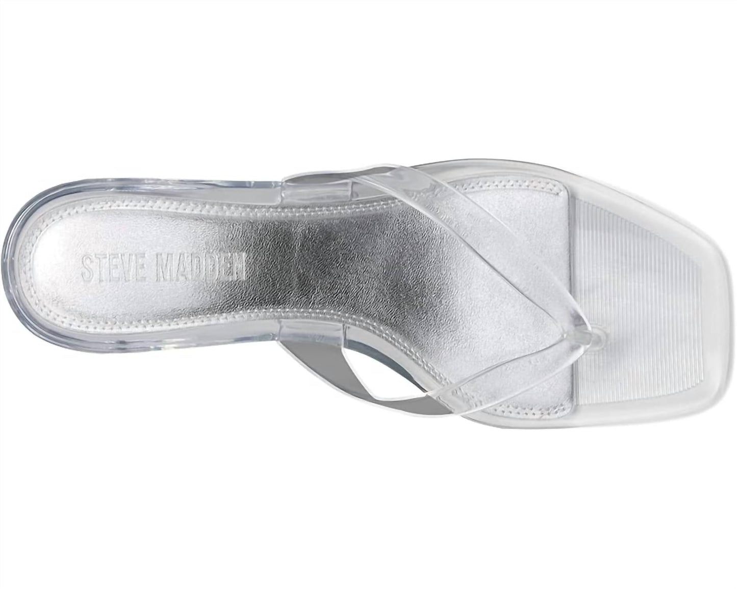 Steve Madden - Women's Tracie Y2k Jelly Thong Kitten Heel Sandal