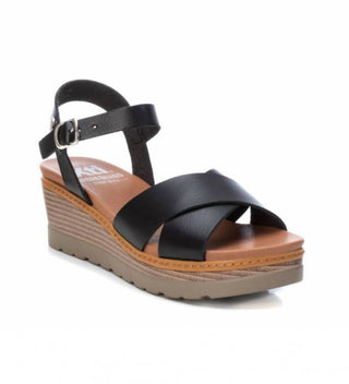 Xti - Women's Wedge Cross Strap Sandals