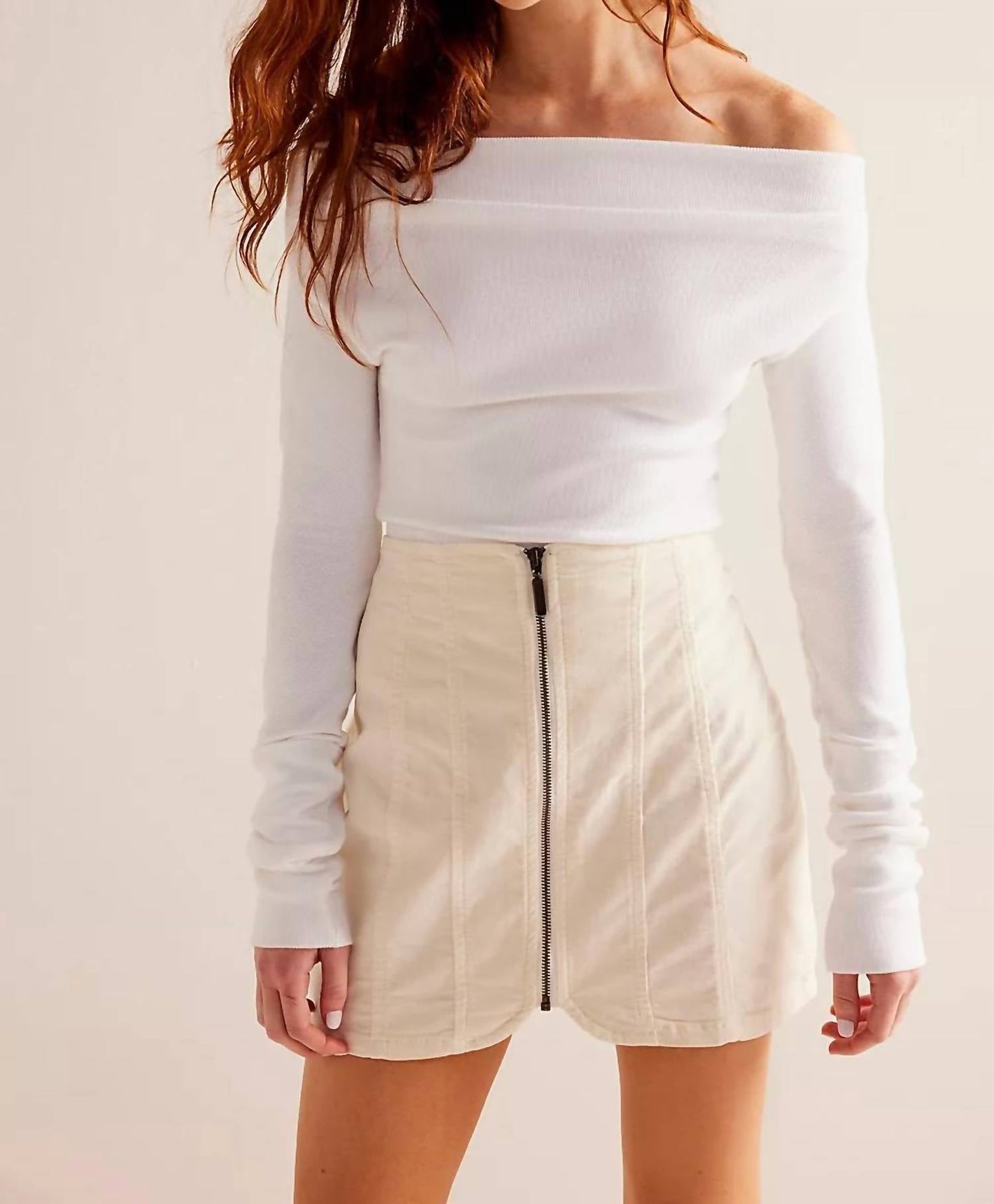 Free People - Layla Corduroy Mini Skirt
