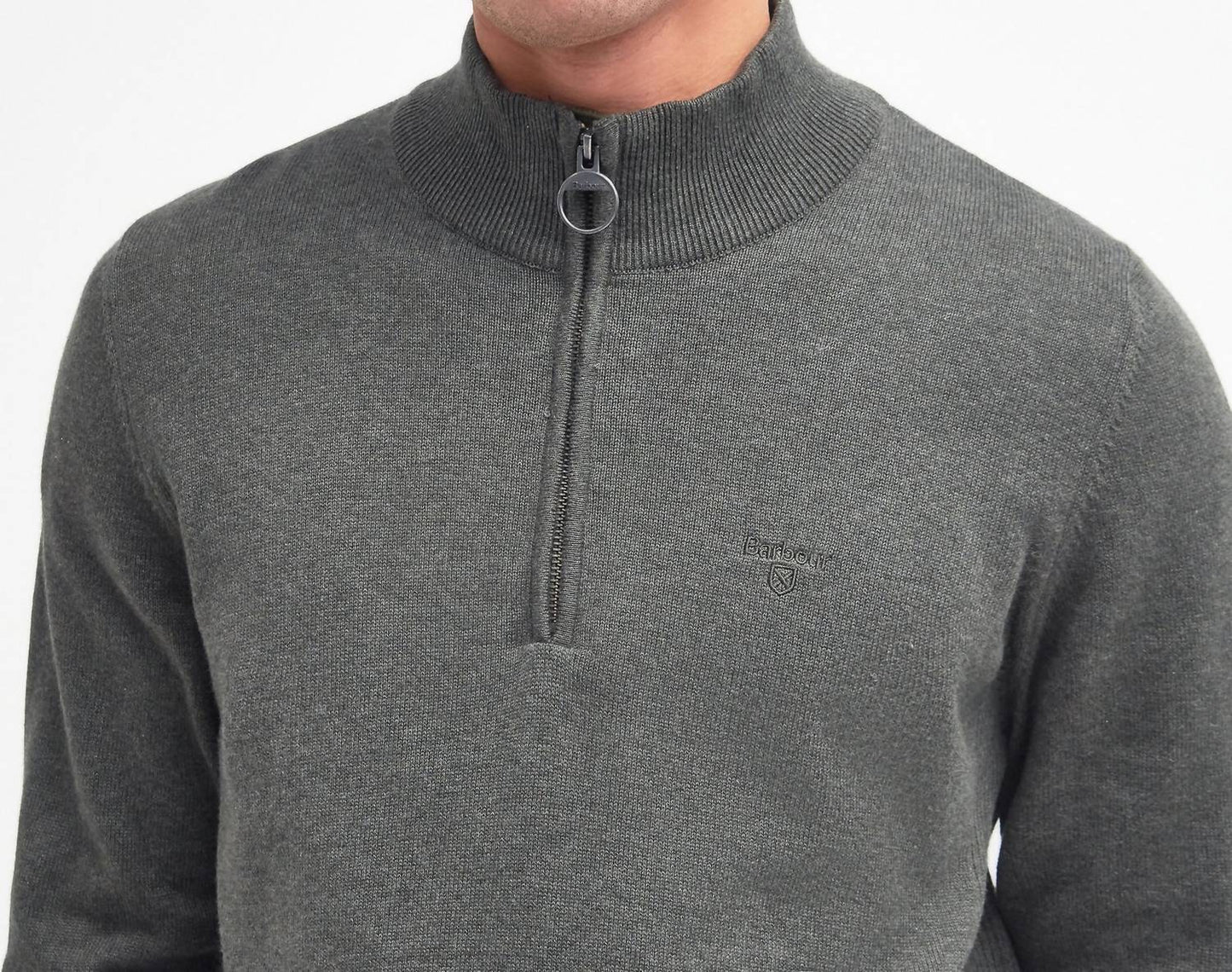 Barbour - Men's Cotton Half Zip Sweater