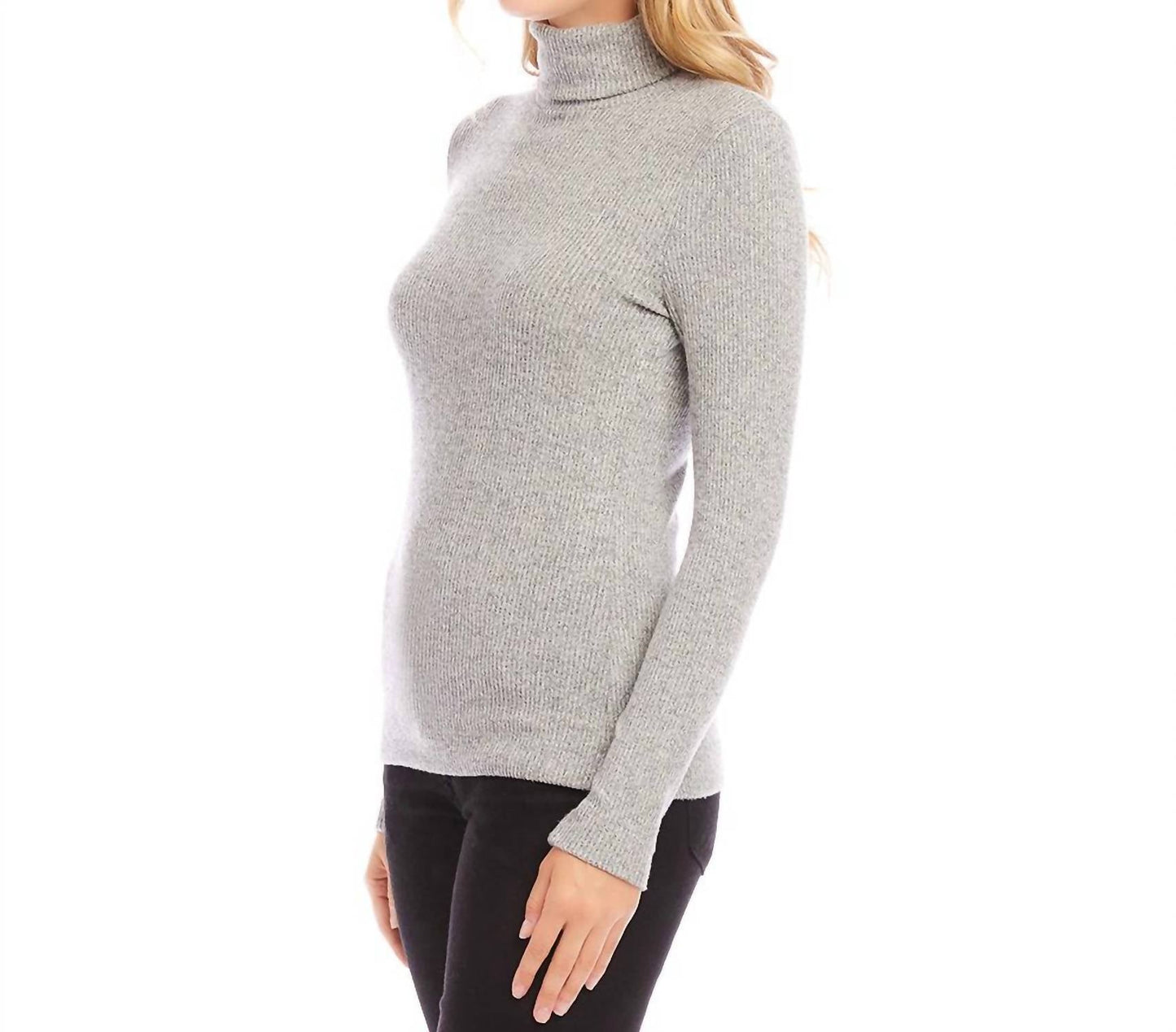 Karen Kane - Ribbed Turtleneck Top