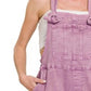 Zenana - Washed Knot Strap Relaxed Fit Overalls
