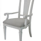 Katia Arm Chair (Set of 2) - Light Gray / White