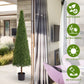 6FT Artificial Conical Topiary Tree UV Resistant Faux Cedar