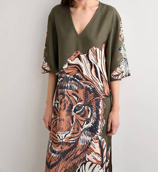 Las Sureñas - Johana Tiger Long Dress