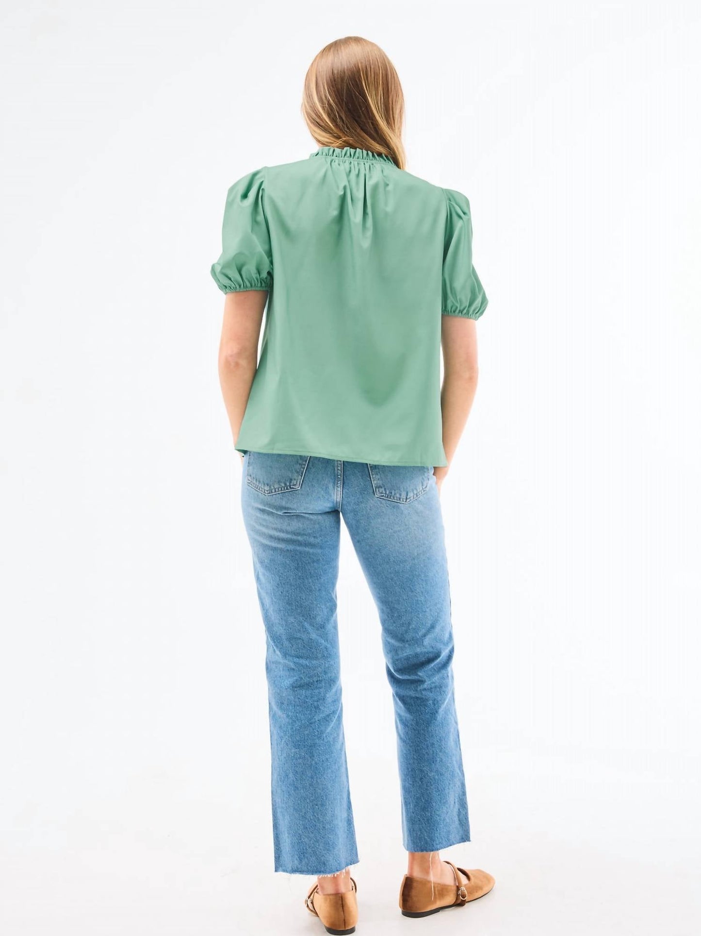 Mary Square - Solid Lainey Top - Plus