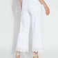 Lysse - Cropped Embroidered Eyelet Wide Leg Pants