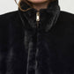 Joseph Ribkoff - Faux Fur Zip-up Cropped Vest