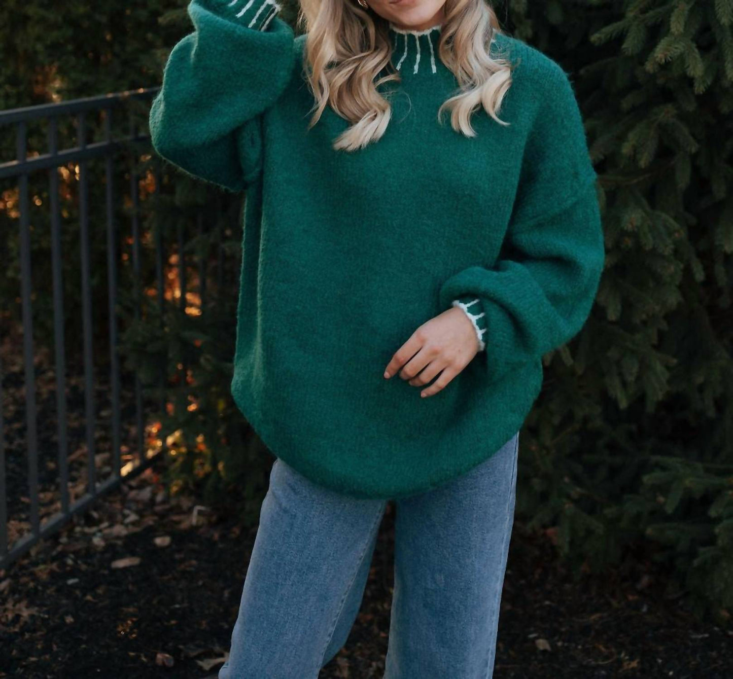 &Merci - Stitched Sweater