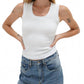 Lna - DEEP U RIBBED TANK TOP
