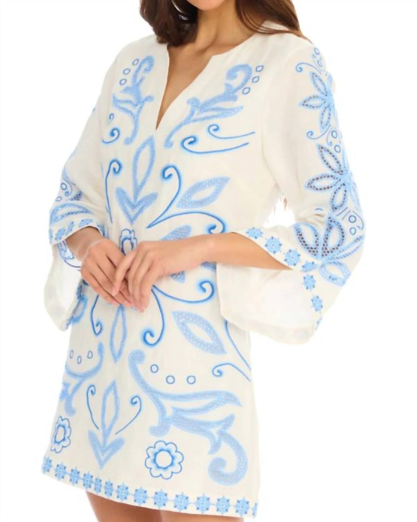 Allison New York - Embroidered Alina Mini Dress