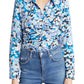 Rails Lisa Floral Ruched Button-Up Blouse - XSmall
