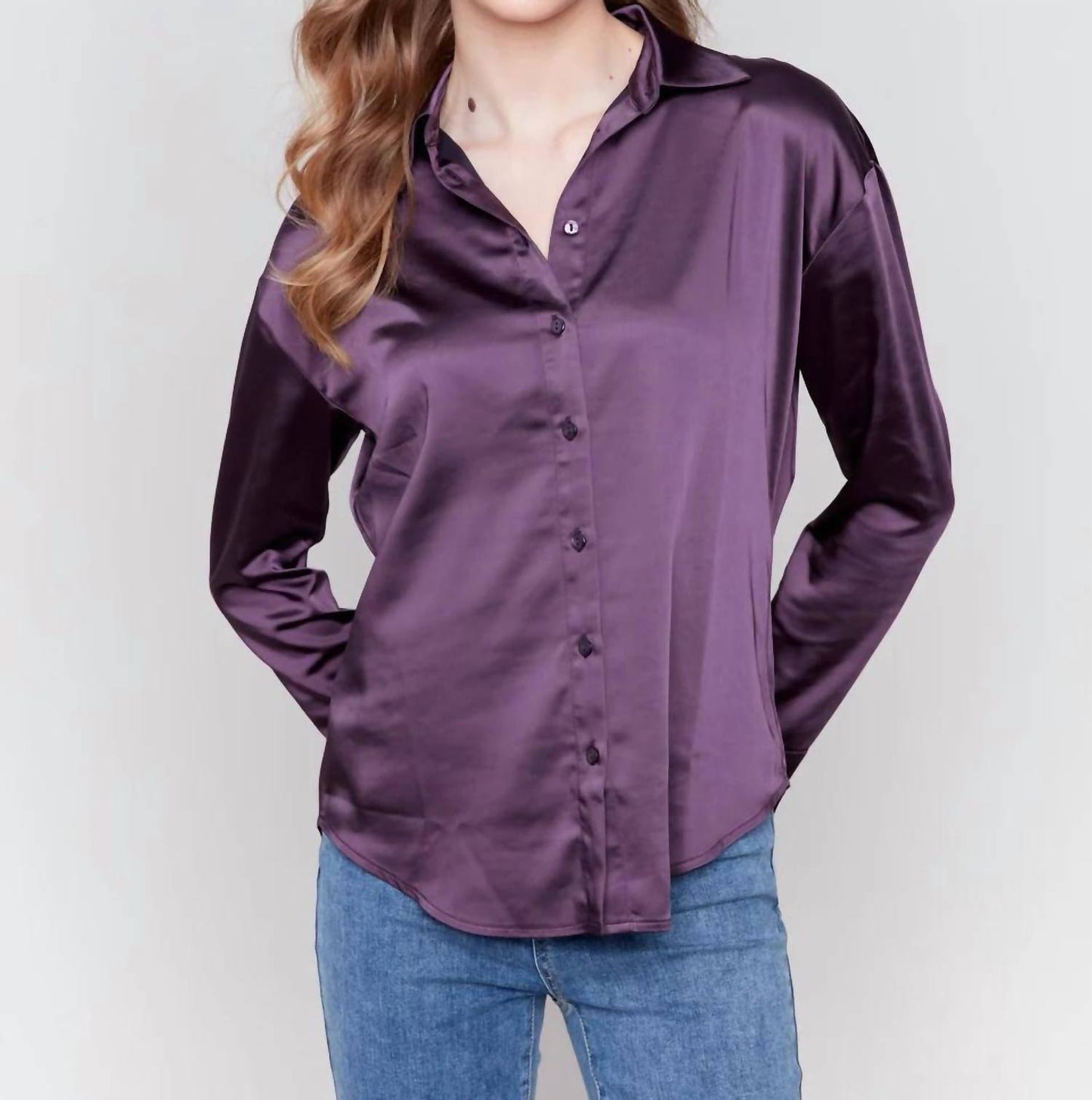 Charlie B - Solid Button-down Shirt