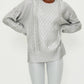 Beach Riot - Callie Sweater Silver Shine Cable