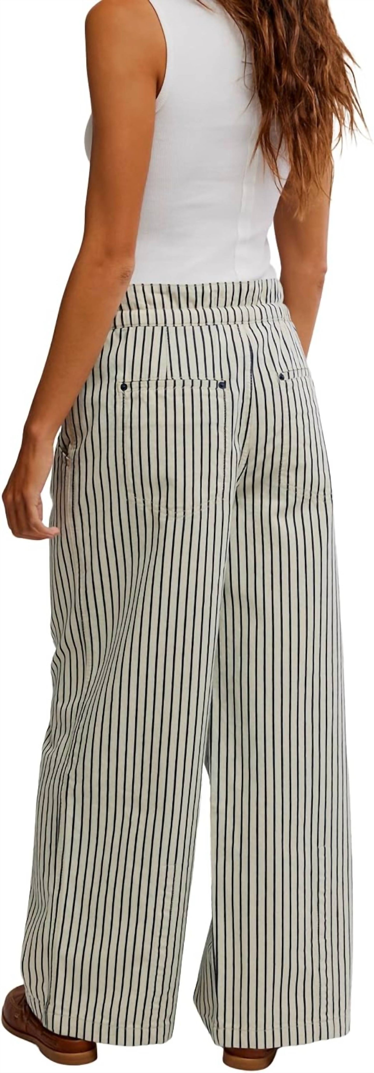Free People - Dakota Cinched Railroad Jeans