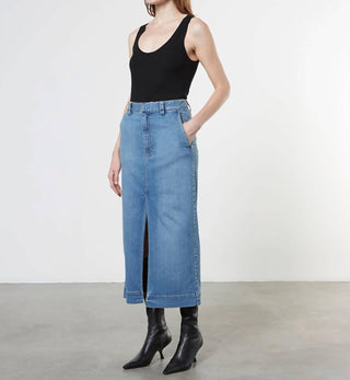 Enza Costa - Soft Touch Slit Skirt