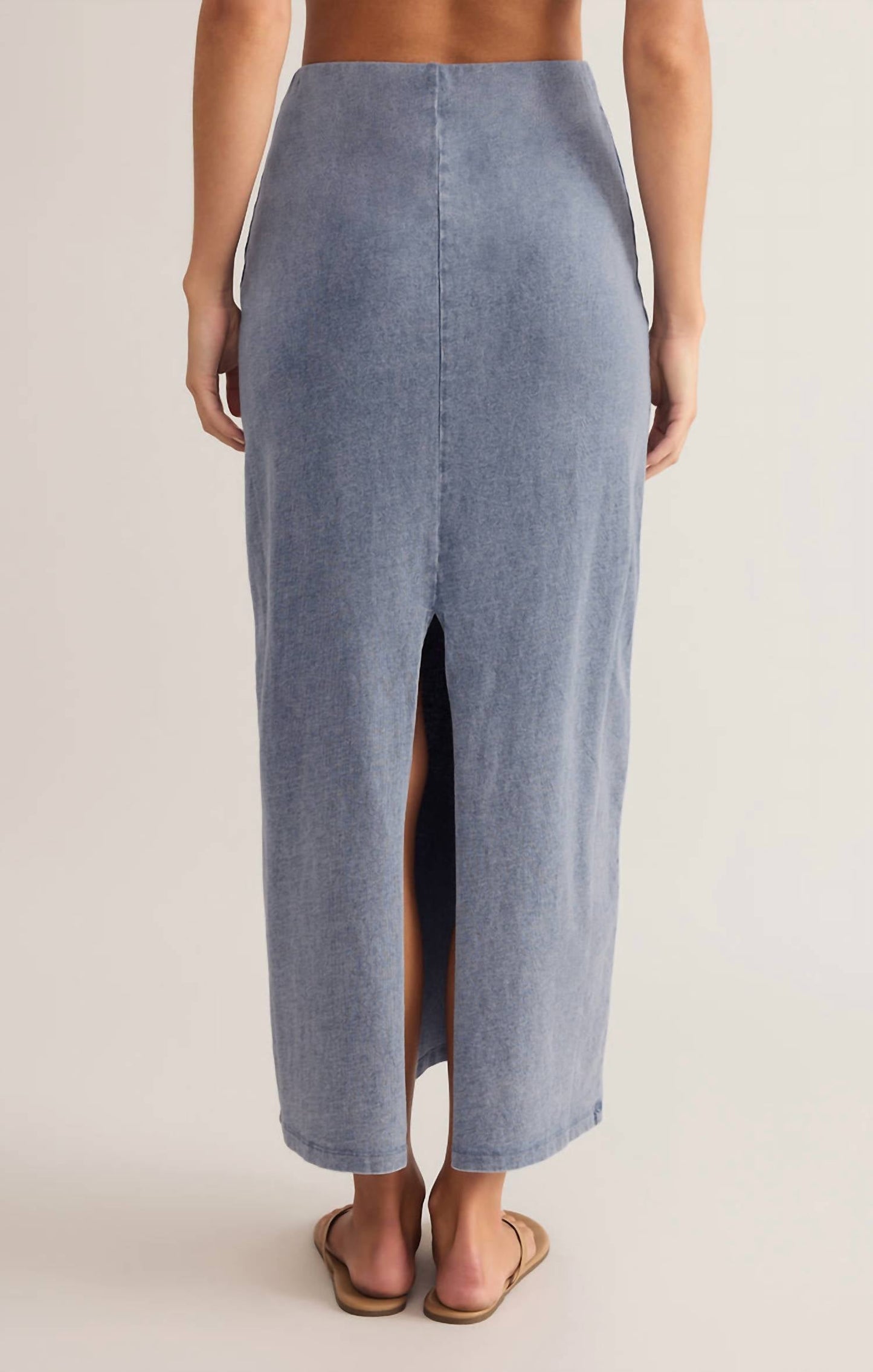 Z Supply - Gail Jersey Denim Midi Skirt