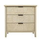 3 Drawer Cabinet - Natural Wood Finish